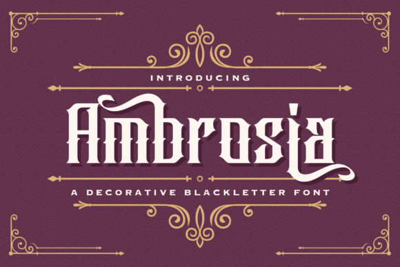 Ambrosia Font: Elevate Small Business Branding