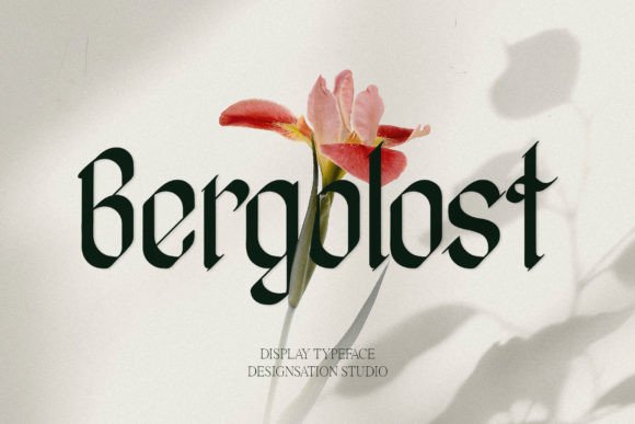 Bergolost: A Bold Blackletter Font for High-Impact Campaign Design