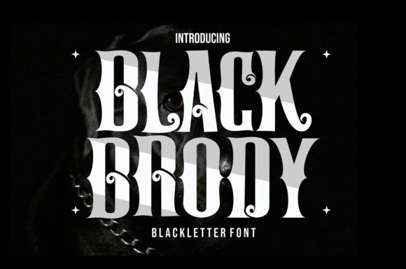 Black Brody: A Bold Blackletter Font for Web Design and Digital Branding