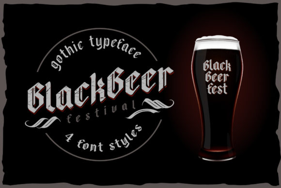 Blackbeer Font: Bold Gothic Typography for Daring Brand Identities
