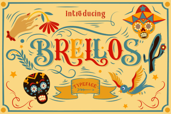 Brellos: A Fun Blackletter Font for Bold Branding