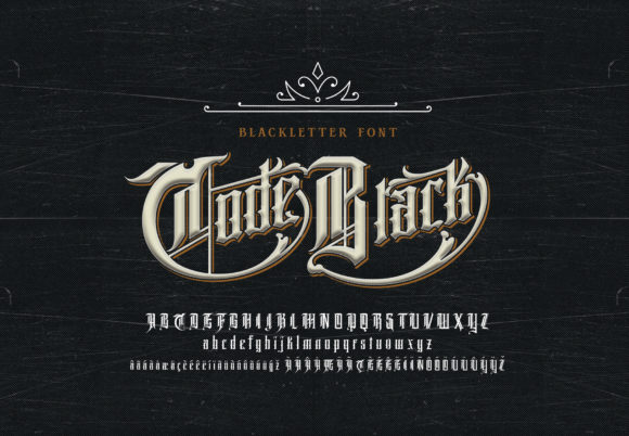 Code Black: A Bold Blackletter Font for Editorial Design and Digital Publishing