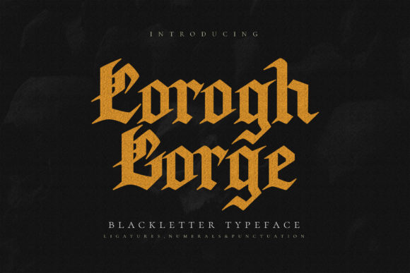 Corogh Gorge: Gothic Font for Bold Web Typography