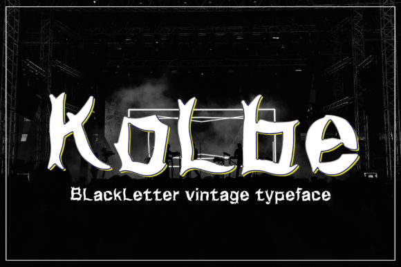 Kolbe: A Victorian Blackletter Font for Editorial Design and Digital Publishing