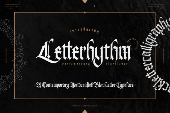 Letterhythm Font Download: A Bold Blackletter Review