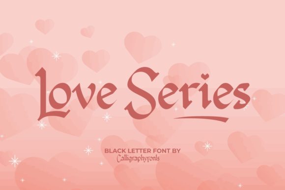 Love Series: A Chic Blackletter Font for Modern Business Branding