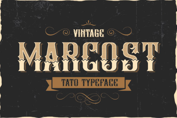 Marcost: A Bold Blackletter Font for Editorial Design and Digital Publishing