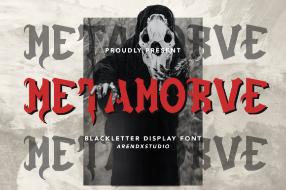 Metamorve: A Gothic-Inspired Blackletter Font for Bold Design Projects