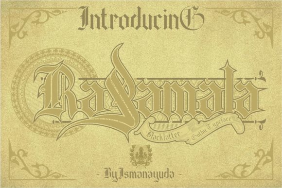 Rasamala: The Bold Blackletter Font for Striking Designs