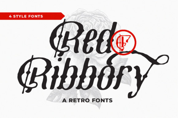 Red Ribbory: A Bold Blackletter Font for High-Impact Campaign Design