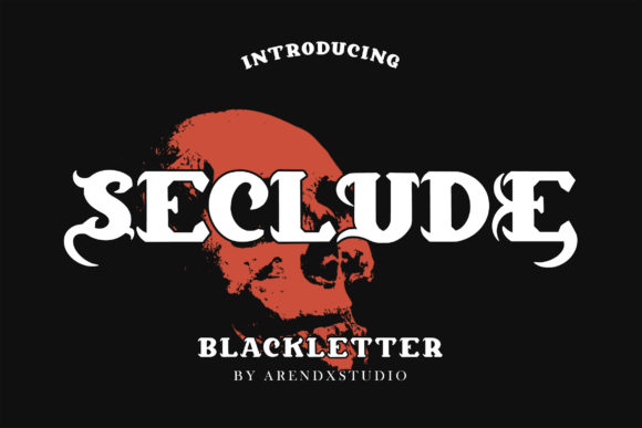 Seclude Font Review: Bold Blackletter for Brand Identity