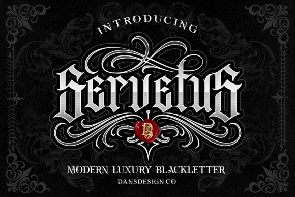 Servetus: A Bold Blackletter Font for Editorial Elegance