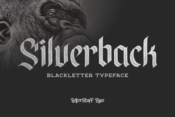Silverback Font: Elegant Blackletter for Digital Marketing