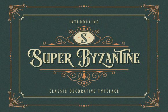 Super Byzantine: A Stylish Blackletter Font for Elegant Editorial Design