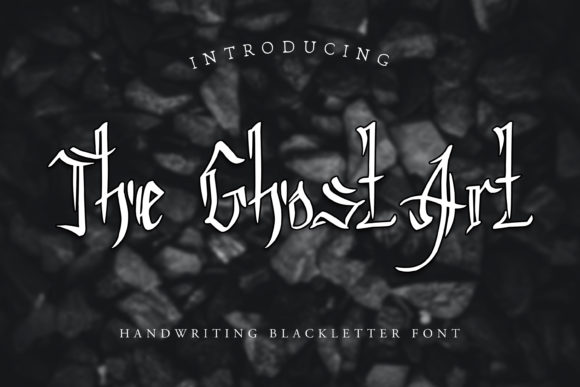 The Ghost Art Font: Elevating Web Design with Bold Blackletter Style