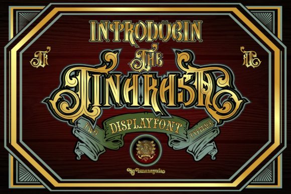 Tinarasa: A Gothic-Inspired Blackletter Font for Editorial Elegance