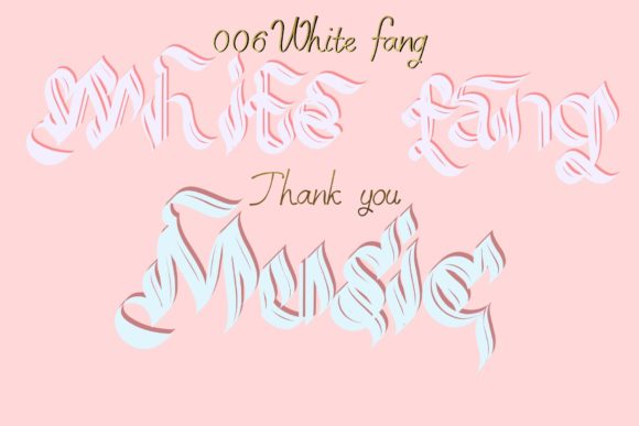 White Fang: A Blackletter Font That Elevates Real Branding Projects