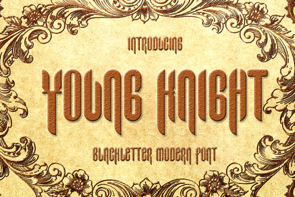 Young Knight: A Quirky Blackletter Font for Editorial and Digital Design